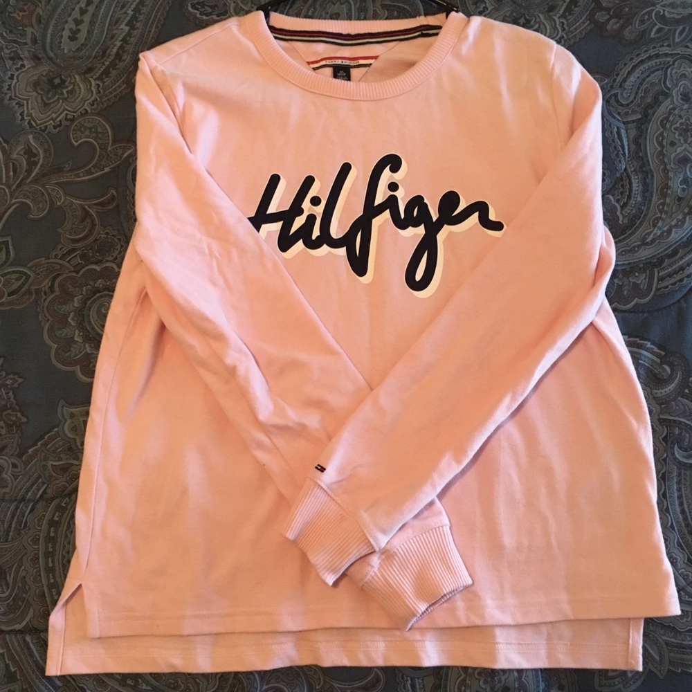 Blush pink Tommy Hilfiger sweater